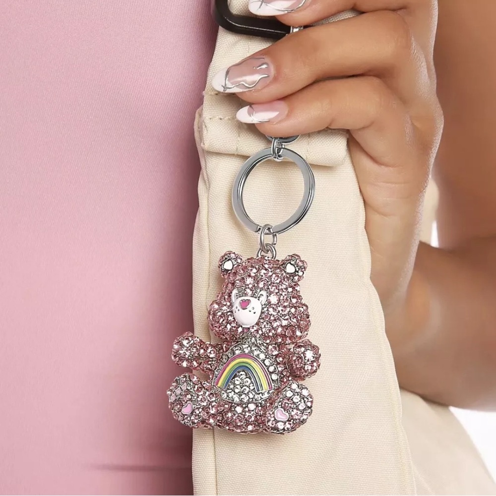 Care Bears Cheer Bling Keychain - Picture 3 of 5